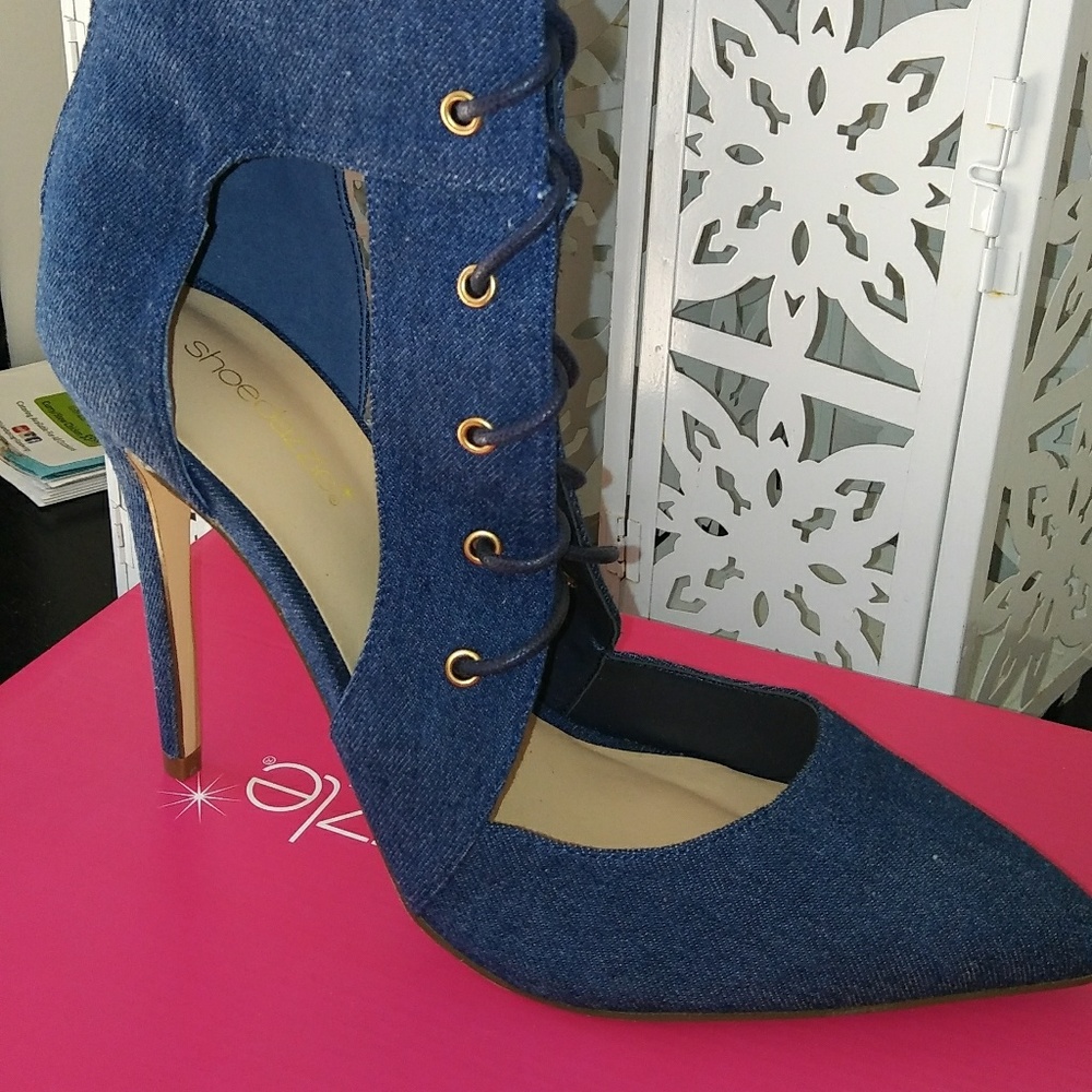 Denim Heels